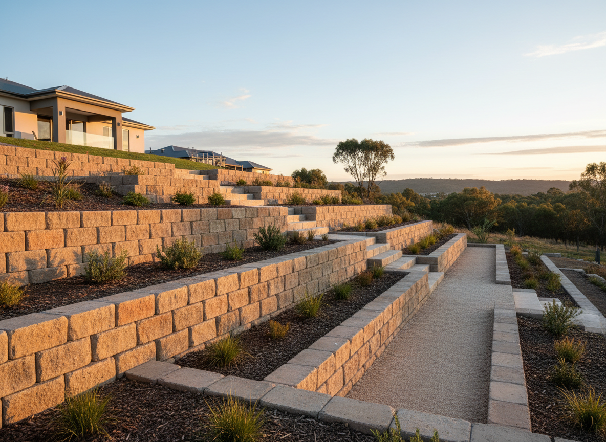 Retainingwall in Seville Grove, WA 6112
