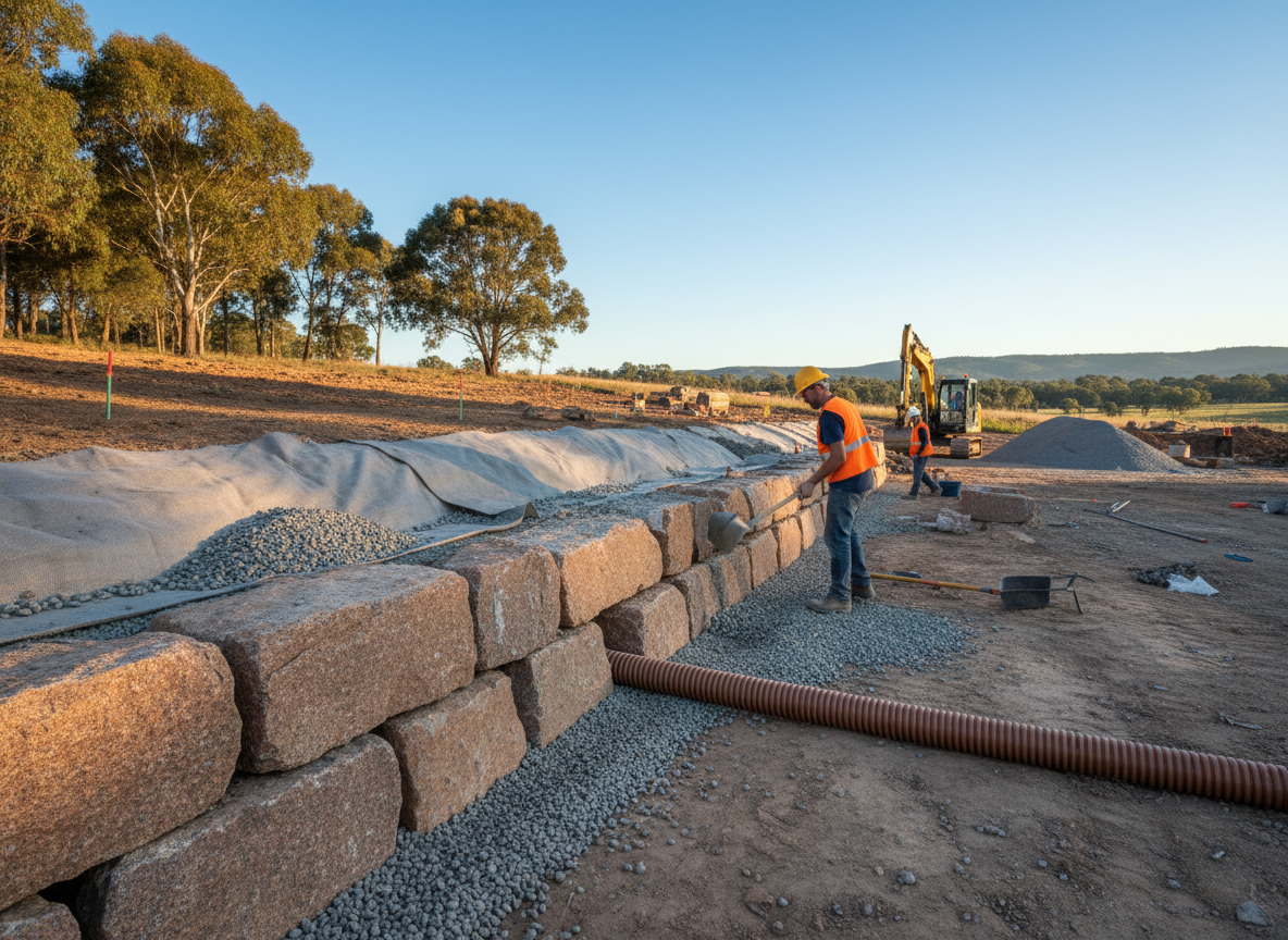 retainingwall in Roleystone